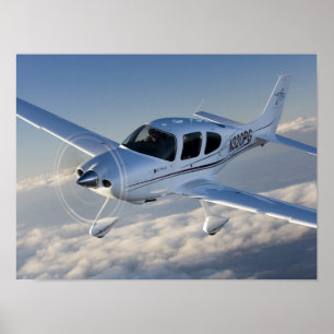 Cirrus boven de wolken poster