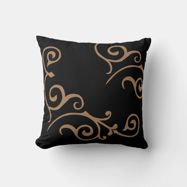 Cirrus Ebony (Tan) Pillow Kussen (Voorkant)