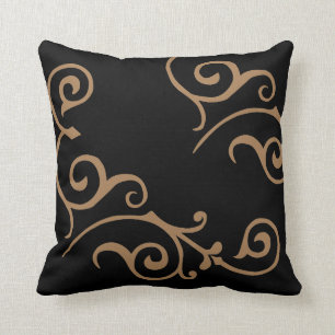 Cirrus Ebony (Tan) Pillow Kussen
