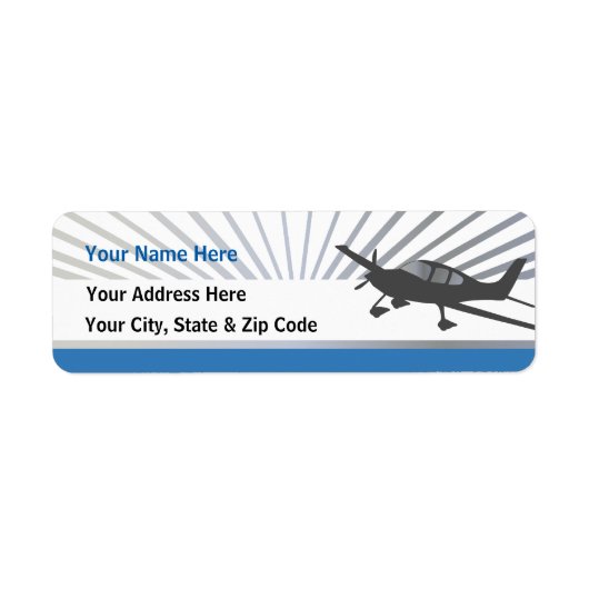 Cirrus SR22 Etiket (Voorkant)