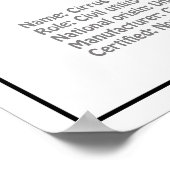 Cirrus SR22 - Vliegtuigblauwdruk Tekenplannen BD Poster (Hoek)