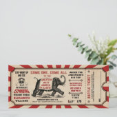 Cirus Baby shower Billets Invitations Raffin (Debout devant)