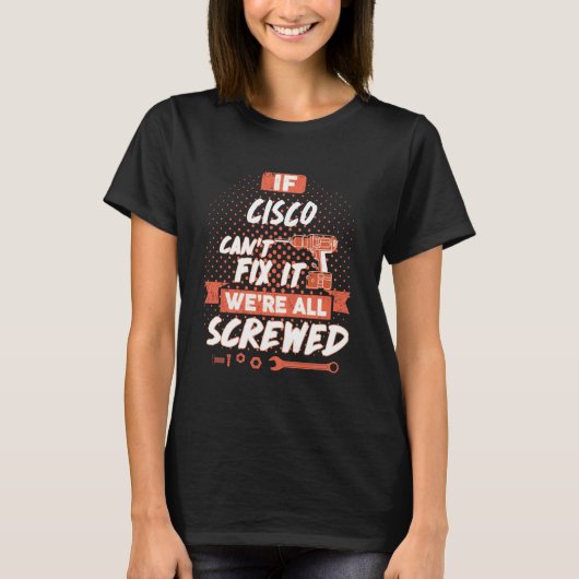 CISCO shirt, CISCO t shirt voor mannen vrouwen (Voorkant)