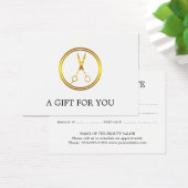 Ciseau Cercle Or Faux Minimal Élégant (Bureau)