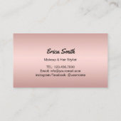 Ciseaux à cheveux Rose d'huile Pince de fidélité o (Dos)