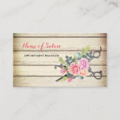 Ciseaux de bois de charme et rendez-vous Rose (Dos)