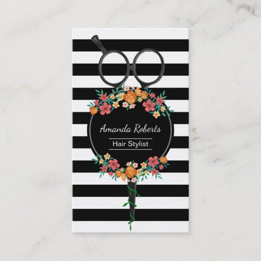 Ciseaux de coiffeur et rendez-vous moderne de (Devant)