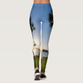 Ciseaux de palmier Leggings Silhouette (Dos)