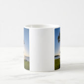 Ciseaux de palmier Silhouette Café Mug (Centre)
