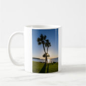 Ciseaux de palmier Silhouette Café Mug (Gauche)
