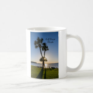 Ciseaux de palmier Silhouette Café Mug