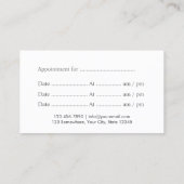 Ciseaux et cheveux Turquoises Damas Rendez-vous au (Dos)