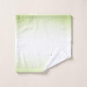 Ciseaux et Peigne Vert (Gant de toilette)