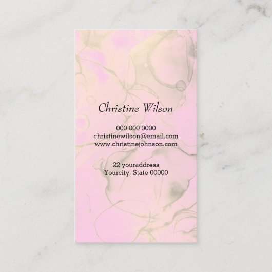 ciseaux papillon éclaboussures carte de visite (Dos)