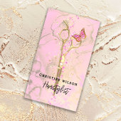 ciseaux papillon éclaboussures carte de visite