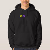 cisn't Non binary LGBTQ Pride cisnt LGBT Nonbina Hoodie (Voorkant)