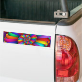 Cissoïde van Diocles Abstracte Fele Fractale Kunst Bumpersticker (Op Truck)