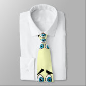 Cistom Colors Stropdas met blauwe ogen (Gebonden)