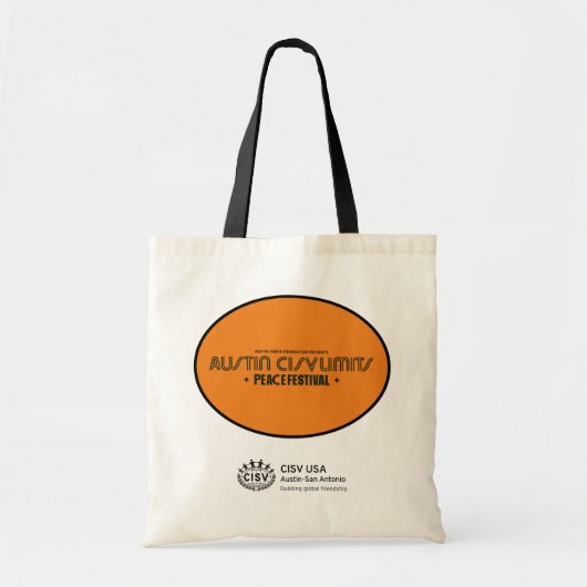 CISV "Austin CISV Limits" Tote Bag (Voorkant)