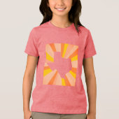 CISV Austin Decorative Cattle Skull Kind Tri-Blend Shirt (Voorkant)