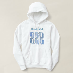 CISV Austin Howdy Y'all Mannen Pullover Hoodie