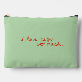 CISV Austin "Ik hou van CISV..." toilettas Etui