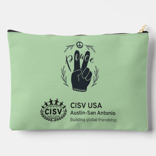 CISV Austin "Ik hou van CISV..." toilettas Etui (Achterkant)