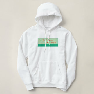 CISV Austin: "Ik hou zoveel van CISV." Dames Hoodie