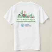CISV Austin Milieu & Duurzaamheid Mannen T-shirt (Design achterkant)