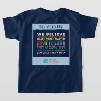 CISV Austin voor Peace Girl's T-shirt