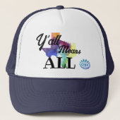 CISV Austin "Y'all Means All" Trucker Pet (Voorkant)