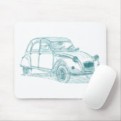 Cit 2CV Muismat (Met muis)