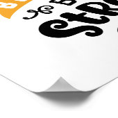 Citaat Bijen sterk Poster (Hoek)