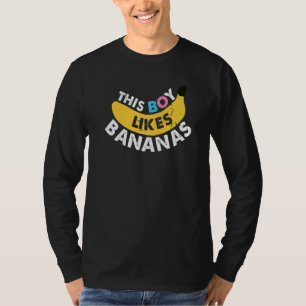 Citaat Deze Jongen Houdt Van Bananen Gay Pride Lie T-shirt