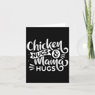 Citaat kipnugs en mama knuffels voor nugget liefhe kaart