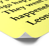 citaat leonardo da vinci poster (Hoek)