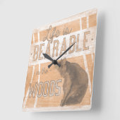 Citaat | Levensduur in de Bossen Vierkante Klok (Hoek)