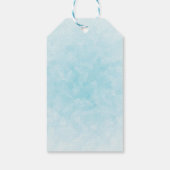 Citaat met Howling Wolf in een Boho Wreath Cadeaulabel (Achterkant)