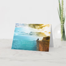 Citaat Nietzsche waarom om te leven Wenskaart