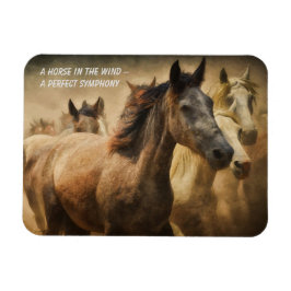 Citaat over paarden koelkastmagneet magneet