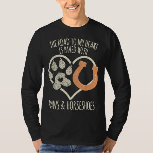 Citaat over paardenpest en Hondenliefhebber T-shirt