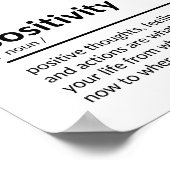 Citaat over Positiviteit Poster (Hoek)