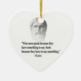 Citaat per Plato Keramisch Ornament