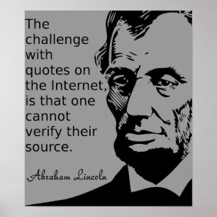 Citaat Poster Lincon