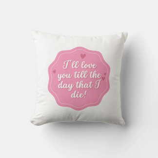Citaat | Roze | Pastel Kussen