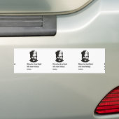 Citaat van Confucius Bumpersticker (Op auto)