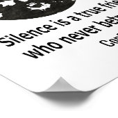 Citaat van Confucius Poster (Hoek)