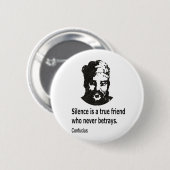 Citaat van Confucius Ronde Button 5,7 Cm (Voorkant /achterkant)
