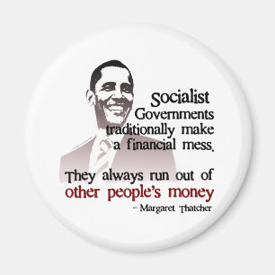 citaat van de socialist Thatcher Magneet