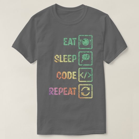 Citaat van Funny Coder Programmer Software Develop T-shirt (Design voorkant)